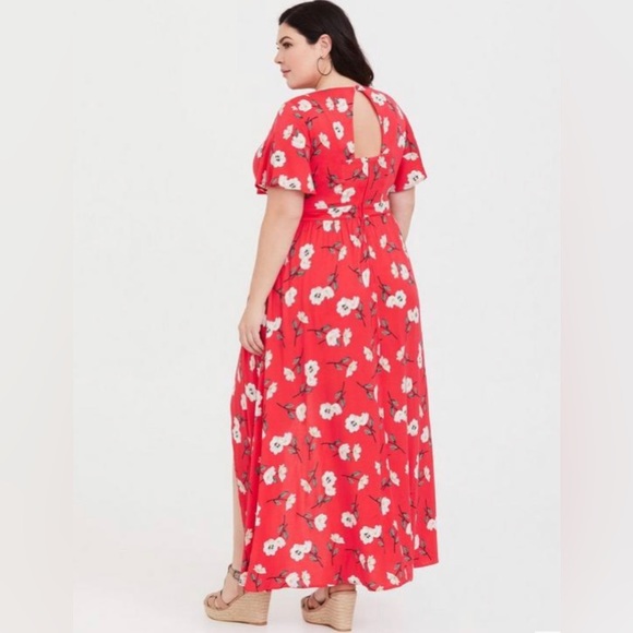 Torrid Maxi Challis Walk-Through Dress - Picture 10 of 10